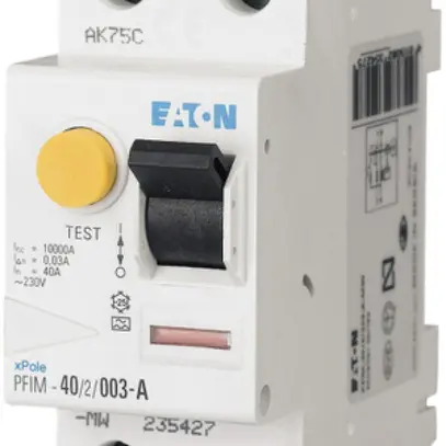 Interruttore differenziale Eaton PFIM 2P 40A 30mA tipo XG/B 