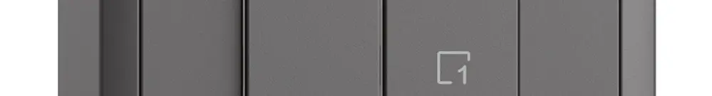 Interruttore AP 1K/2T scena WLAN Edue Wiser grigio scuro 