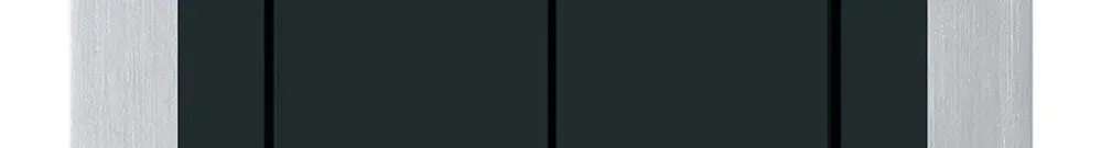 UP-KNX-Taster Hager BA kallysto B 2-fach 77×77mm schwarz 