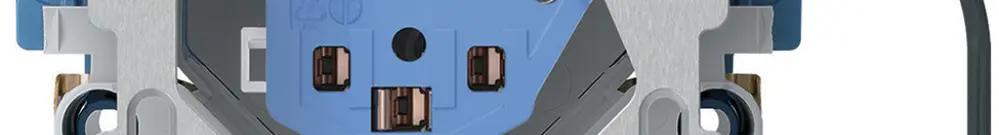 Prise INC 2×type 13/23 Hager L1 Technofil avec boîte INC G3 