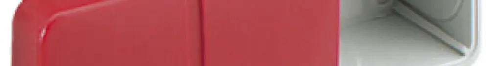 Boîte dérivation AP Abox-i 25 couvercle, rouge 80×80×52mm, IP65 