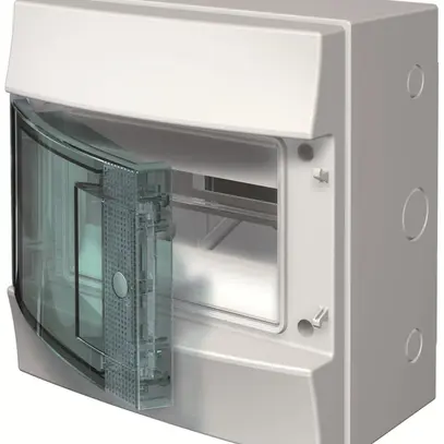 Distributeur AP ABB M65W108TN1, 1 rangée, 8UM, 250×232×154mm, IP65, gris 