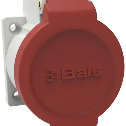 Presa INS Bals QuickConnect tipo 25 5P 16A 400V rosso IP55 nichelato 