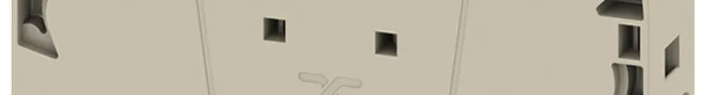 Durchgangs-Reihenklemme WM A2C 50/70 70mm² 150A 1000V PUSH IN 2×1 TH35 beige 