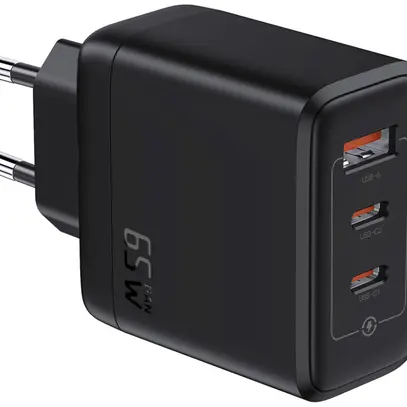 USB-Ladesteckdose 1×USB-A 2×USB-C 53×29×58mm 