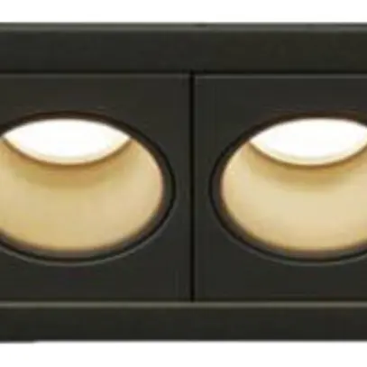 Plafonnier LED INC SLV MILANDOS 8 16W 1040lm 3000K 45° aluminium noir 