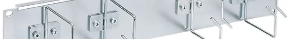 Pannello guida cavi 19" 2UA acciaio cromato, R&M freenet 