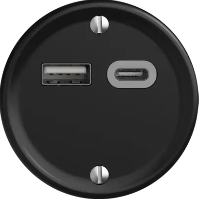 Prise de charge USB STANDARDdue SNAPFIX® 230V AC 18W 1×USB A 1×USB C no 