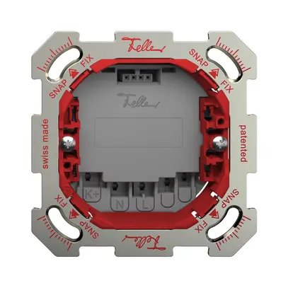 Elemento funzionale interruttore 1C Wiser SNAPFIX® 1 cont.di com.placca fissagio 