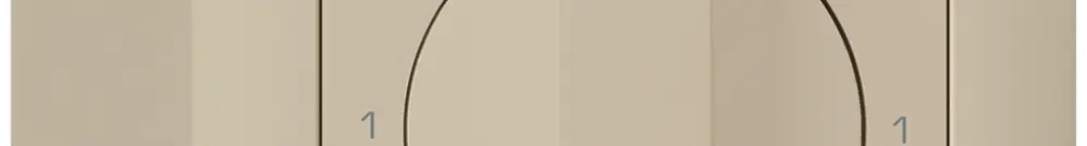 Interrupteur rotatif AP kallysto 2/1L beige 0-A-0-M avec manette 