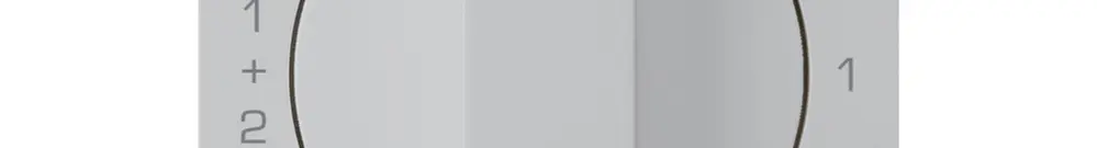 Kit frontal pour interrupteur rotatif S1 60×60mm kallysto 0-1-1+2-2 gris clair 
