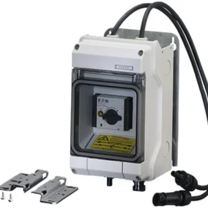 Scatola PV ENYSUN con spina MC4 interrutore di rete DC 