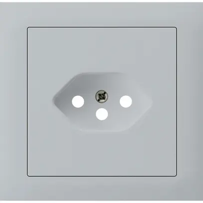 Kit frontal INC G3 kallysto pour prise INC G3 1×T13 cadre à visser gris clair 