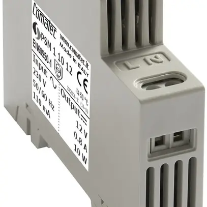 Alimentation AMD Comatec PSM1, IN: 230VAC, OUT: 12VDC/10W, stabilisé, 1UM 