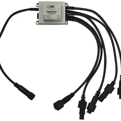 Scatola di distribuzione QuickFix LED Box, 5 uscite, IP67 