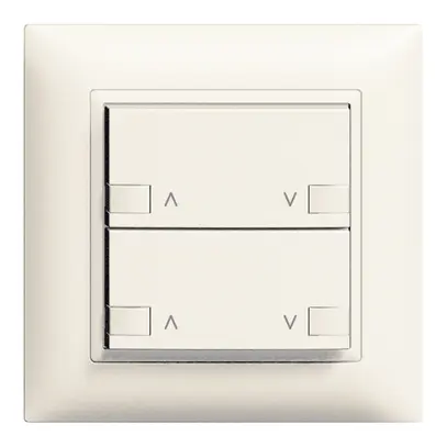 Kit frontal ENC moteur 2c/2touch ZEP 88×88mm blanc 