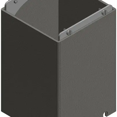 Zoccolo combi Woertz 100×100mm h=300mm grigio 