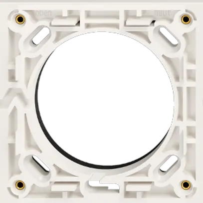 Intestazione NUP Feller NEVO, 1×3, per apparecchi N.CO, bianco 