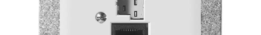 Presa INC SIDUS Z T+T/1×RJ45 bianco 