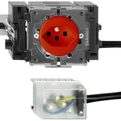 EB-Steckdose FH T23 L3 orange 49…69mm für Flachkabel Powerbus 
