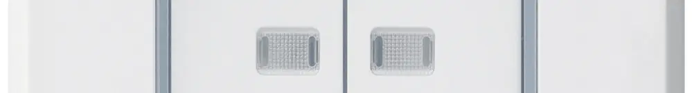 Interruttore INC robusto IP55 schema 3/pulsante 2×illuminato bianco combinazione 
