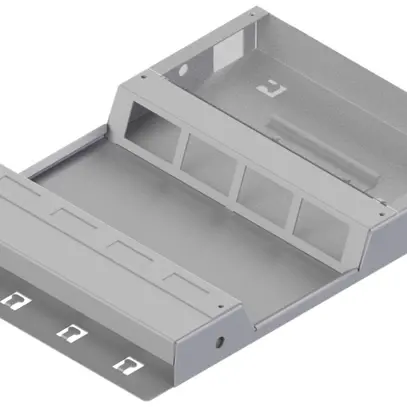Scatola di suolo doppia Lanz h=45mm 8 FLF 