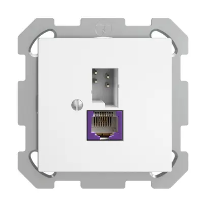 Presa INC T+T 6P/1×RJ45 DSL-a banda larga EDIZIOdue bianco 