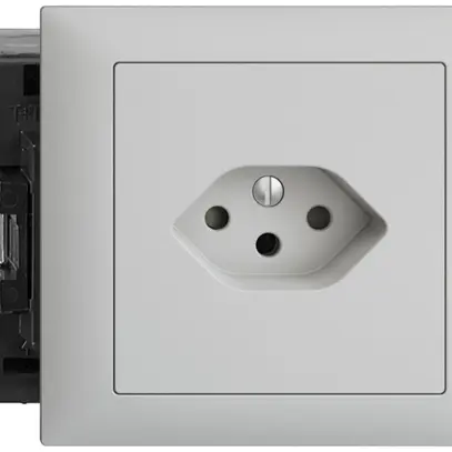 Prise INC EDIZIOdue T13 gris clair, 49…69mm Snap 