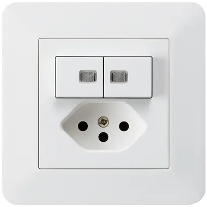 Combinazione luminosa INC 2×A-R/1P+T13 bi kallysto.trend prot.bambini 2 lenti 