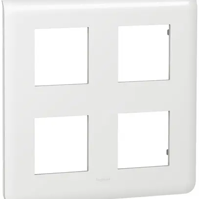Placca di copertura MOS 2×2×2 moduli verticale bianco 
