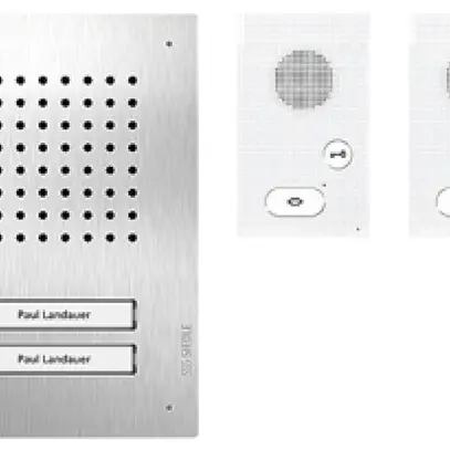 Kit audio ENC Siedle, système bus Classic, 2 touches 