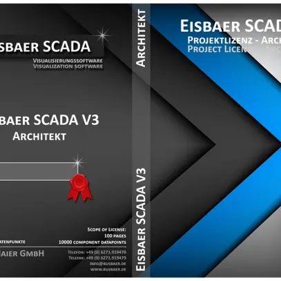 Software-Lizenz EisBär SCADA 3, "Architekt", mit USB-Dongle 