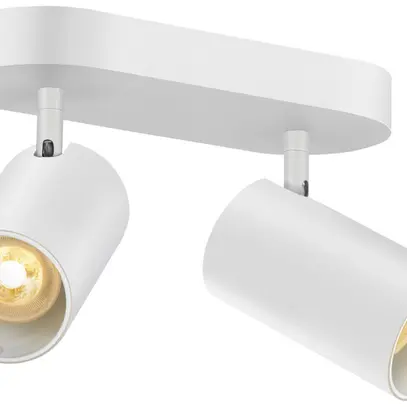 Spot SLV ASTO TUBE GU10 2×10W Ø70×125mm blanc 