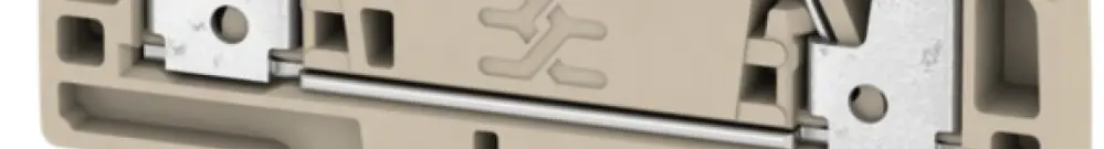 Morsetto di passaggio Weidmüller A2C PUSH IN 2.5mm² TS35 beige 