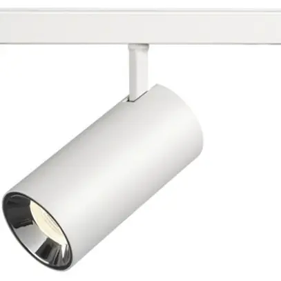 Spot LED SLV NUMINOS S 1×16W 1350lm 940 20° DALI 48V AD Ø60mm bianco/argento 