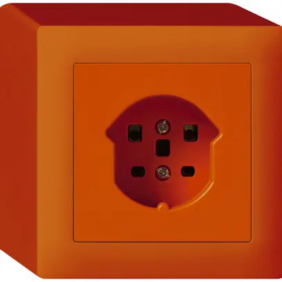 Prise AP kallysto T25 orange bornes à vis 