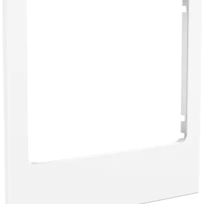 Cadre design audio Hager elcom.touch/elcom.fon carré blanc 