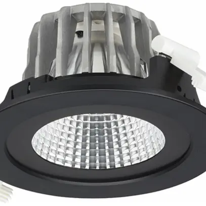 Downlight LED Philips GreenSpace RS350B 31W 3900lm 930 36° VAR Ø163mm noir 
