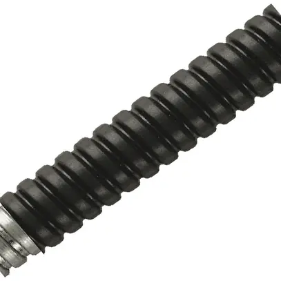 Tuyau métallique Plica FSU M20 50m flexible acier zingué/PVC noir 