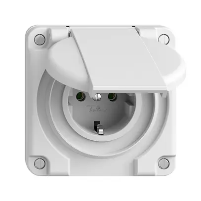Presa SCHUKO FH N.CO 16A, 250VAC, L+N+PE bianco 