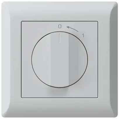 Contatto rotativo INC 0<1/1L grigio chiaro kallysto.line con manopola 
