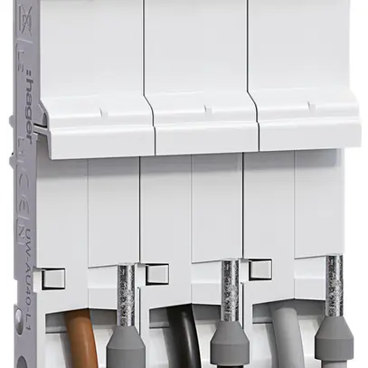 Adaptateur universel Hager uniway 54mm, 40A, 3P, L1L2L3 