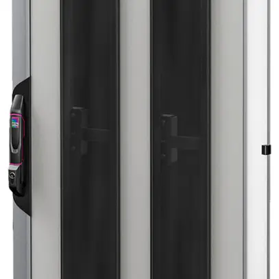 Porte Rittal VX 7030.265 800×2200mm pour VX IT porte à regard gris IP20 