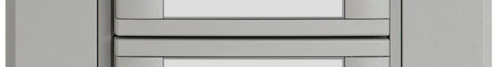 Poussoir universel ENC EDIZIO.liv UNI SNAPFIX® s.LED 3× comm.2T étiqu.grc 