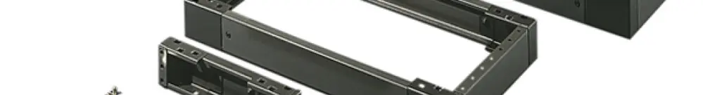 Zoccolo Rittal SO 2807.200 600×100×450mm completa per TopPult acciaio grigio 