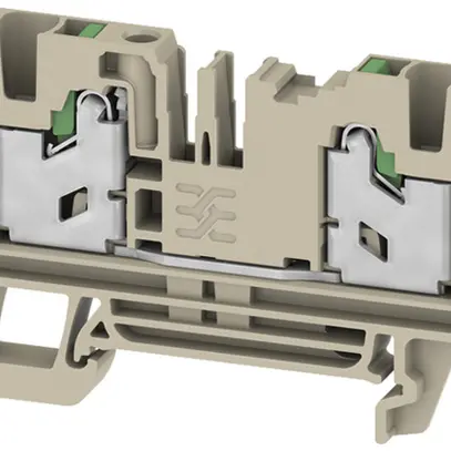 Durchgangs-Reihenklemme WM S2C 4 4mm² 32A 1000V SNAP IN 2×1 TH35 beige 