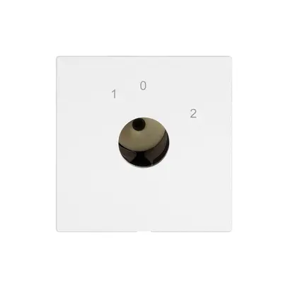 Interruttore a chiave EDIZIO.liv per KABA 1514 c.1×ritiro 1P 1-0-2 p=67mm bi 