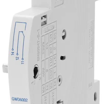 Hilfsschalter Gewiss 90 AM 6A 230V 1CO 0.5TE 