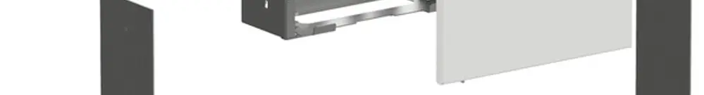 Montageset EVlink Pro AC für 1 Ladepunkt Bodenmontage 