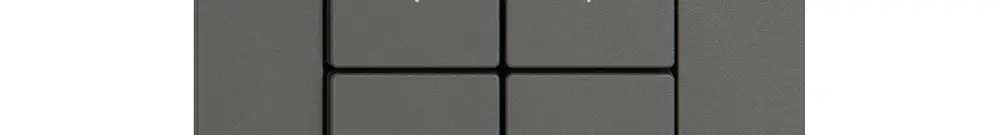 Comando per regolatore EDIZIO.liv Wiser SNAPFIX® 2C 4T grs 